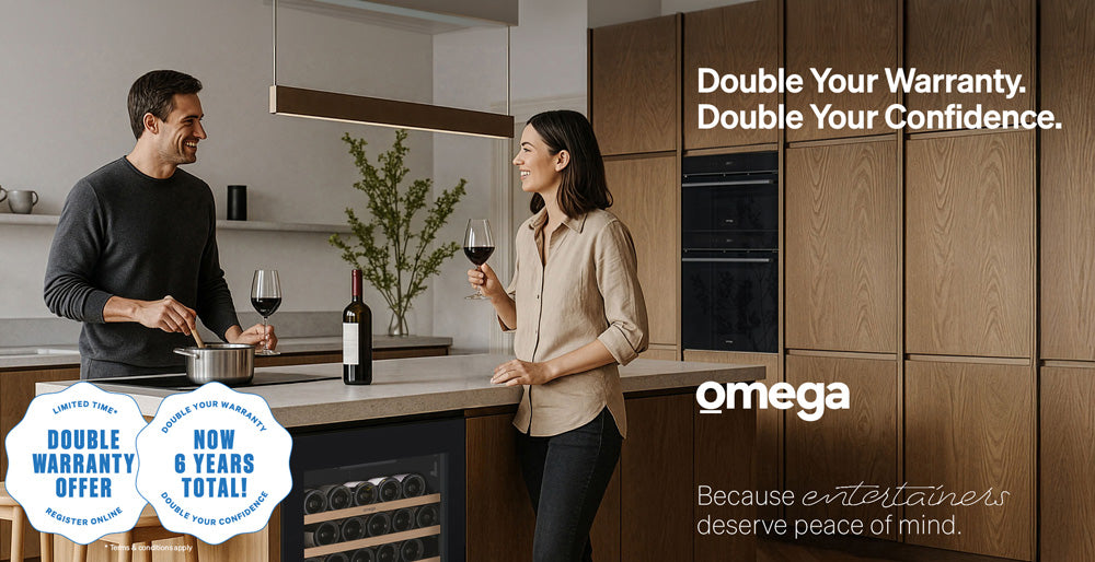 Double Warranty on Omega Kitchen Appliances