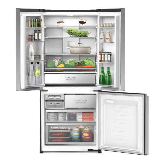 Panasonic 500L Premium French Door Fridge Freezer - Stainless Steel