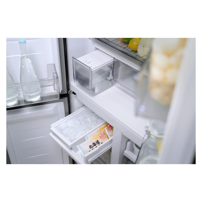 Panasonic 482L Style + Slimline Quad Door Refrigerator, Non Plumbed with Ice - Black