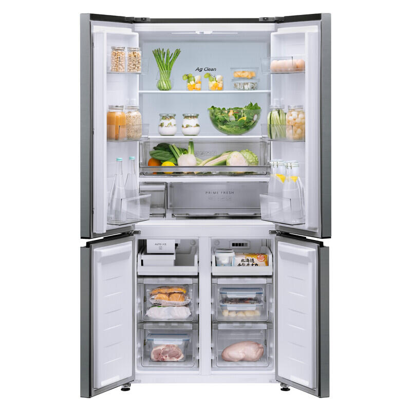 Panasonic Style + Slimline Quad Door Refrigerator, Non-Plumbed - Silver