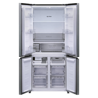 Panasonic Style + Slimline Quad Door Refrigerator, Non-Plumbed - Silver