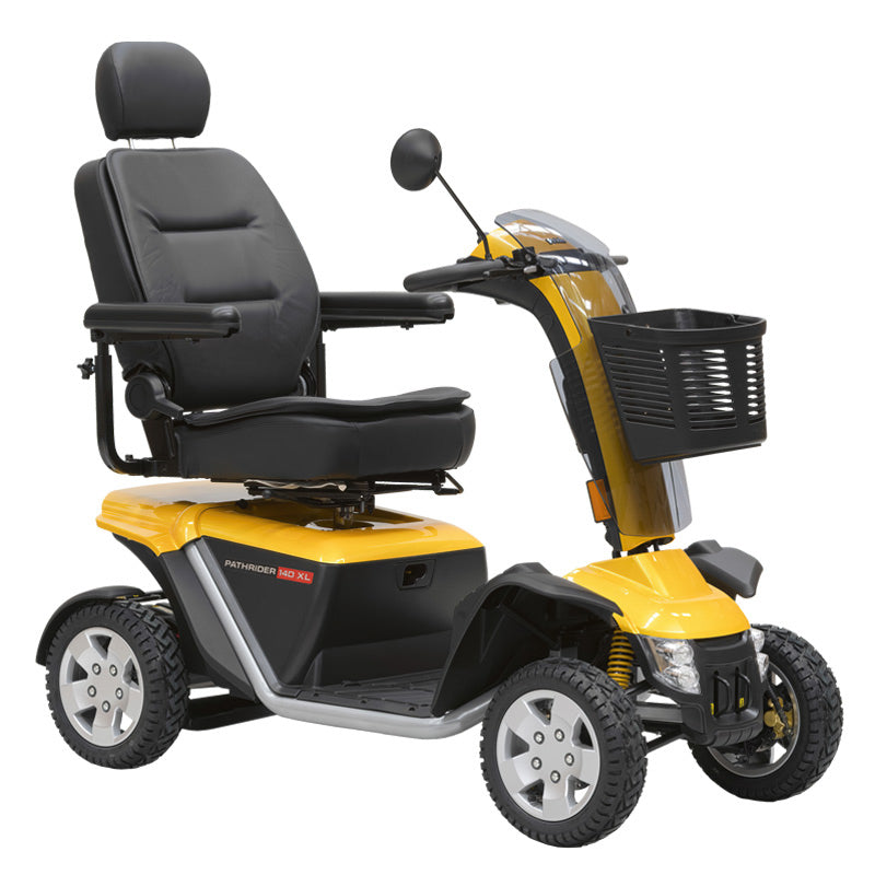 Pride Mobility Pathrider 140 XL Scooter - Yellow/Black
