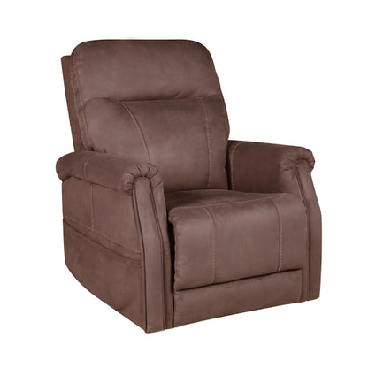 Theorem Pembroke Lift & Recline Fabric Armchair - Fudge