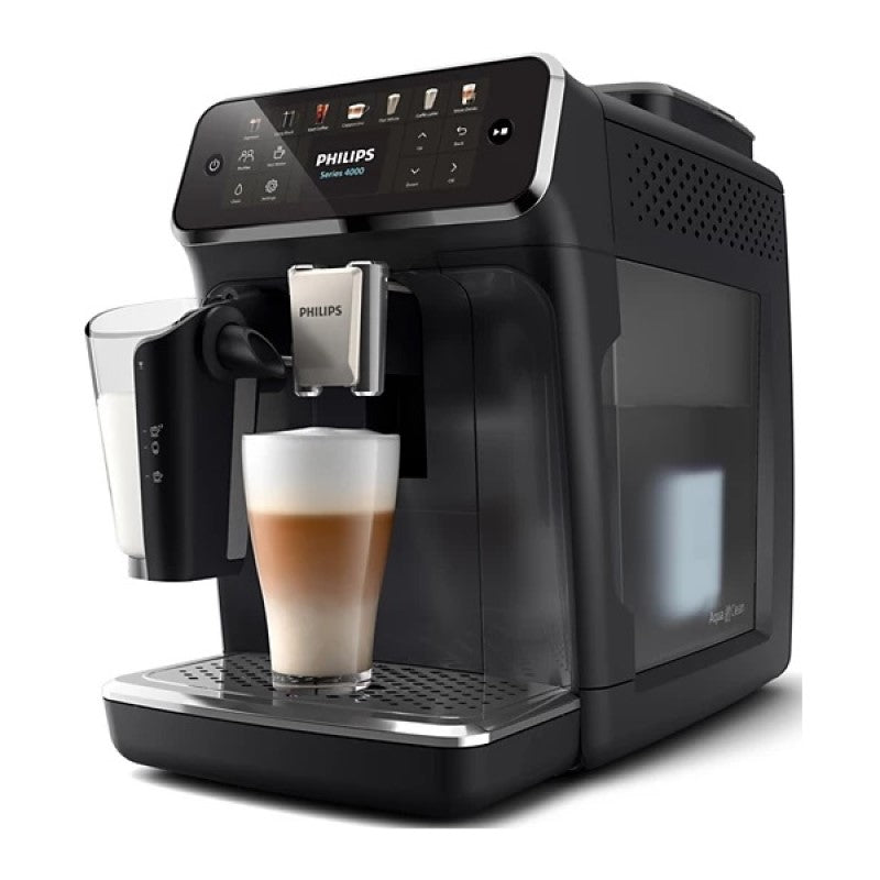 Philips LatteGo One-Touch Barista Fully Automatic Coffee Machine - Black (4400 Series)