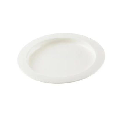 Homecraft Plate with Inside Edge - Off White