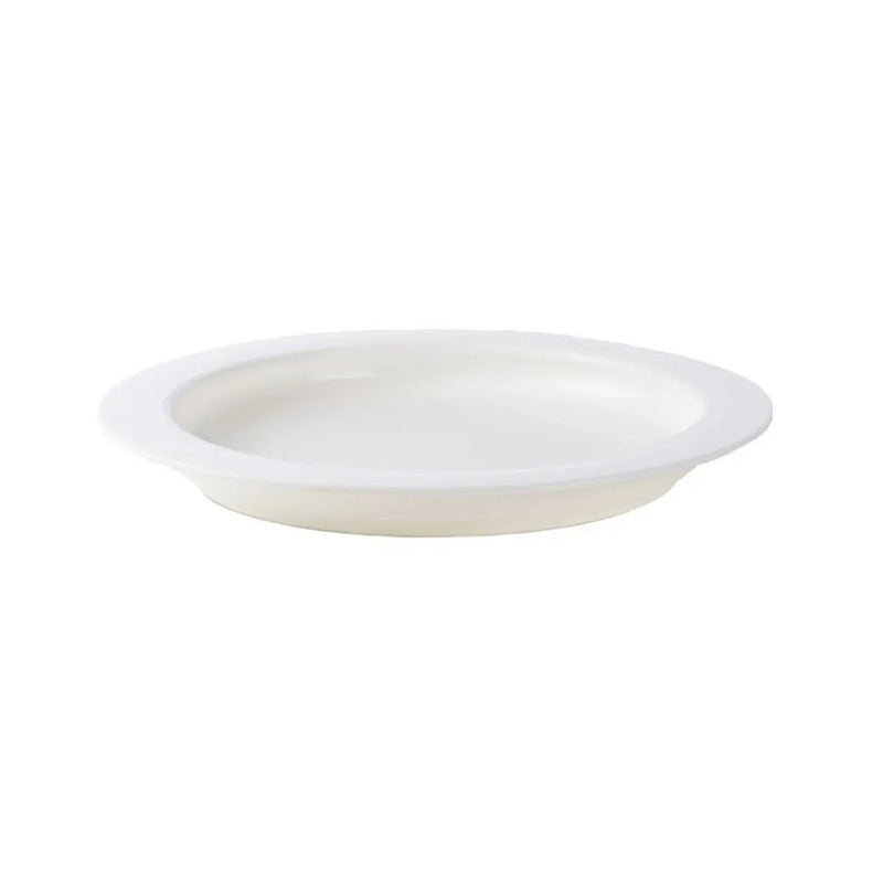 Homecraft Plate with Inside Edge - Off White