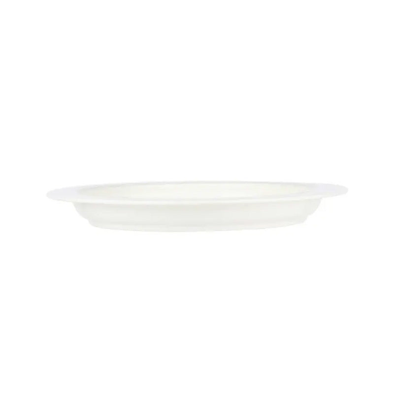 Homecraft Plate with Inside Edge - Off White