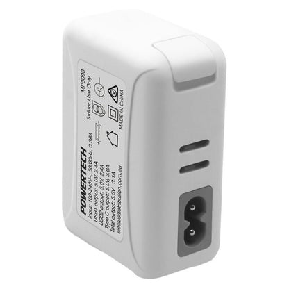 Powertech Travel Charger USB-A & USB-C 5V