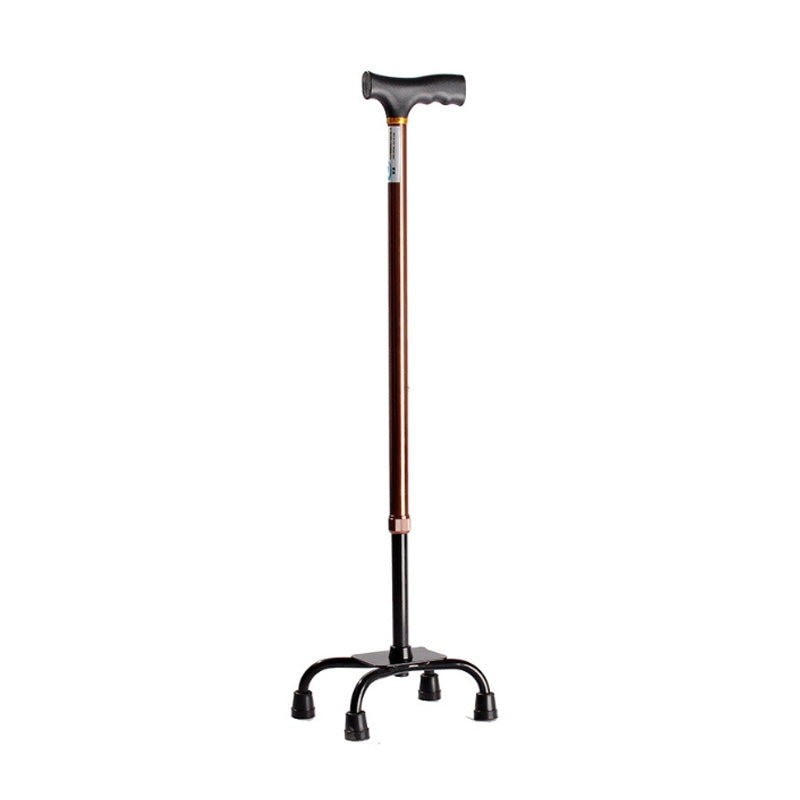 Zoom Mobility Adjustable Quad Cane Walking Aid - Bronze/Black