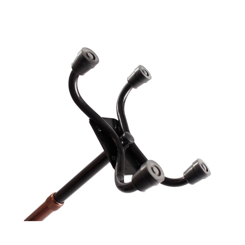 Zoom Mobility Adjustable Quad Cane Walking Aid - Bronze/Black