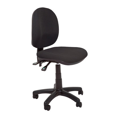 Rapidline ET20 Gas Lift Medium Back Office Chair - Black