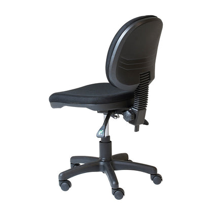 Rapidline ET20 Gas Lift Medium Back Office Chair - Black