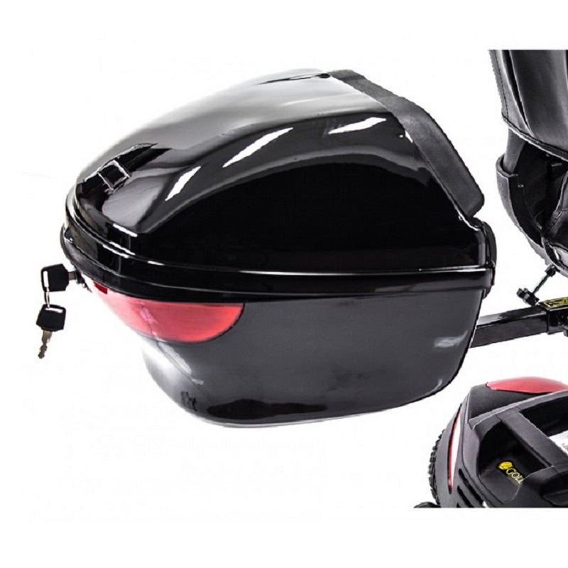Top Gun Scooter Accessory Medium Rear Lockable Box - Black