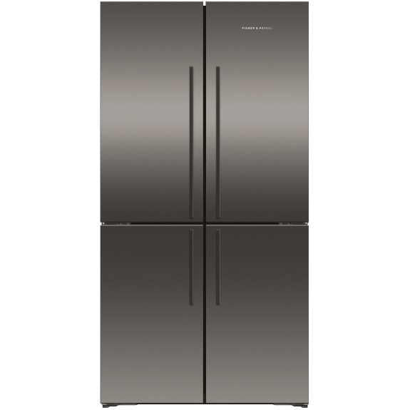 Fisher & Paykel 538L Quad Door Fridge Freezer - Black Stainless Steel (Series 7)