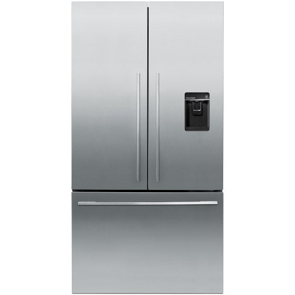 Fisher & Paykel 569L French Door Fridge Freezer with Ice & Water Dispenser - Stainless Steel (Series 7)