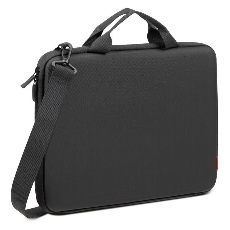 Rivacase 12.4" Anti-Shock Hard Shell Laptop Case with Shoulder Strap - Black (5116)