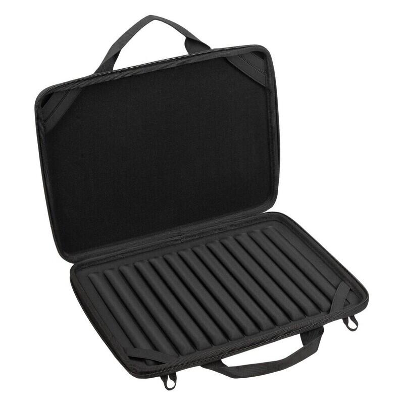 Rivacase 12.4" Anti-Shock Hard Shell Laptop Case with Shoulder Strap - Black (5116)