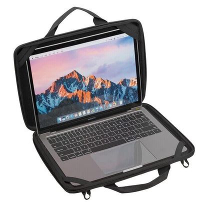 Rivacase 12.4" Anti-Shock Hard Shell Laptop Case with Shoulder Strap - Black (5116)