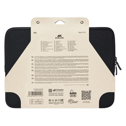 Rivacase 13.3" Anti-Shock Laptop Sleeve for Apple MacBook - Black (5123)