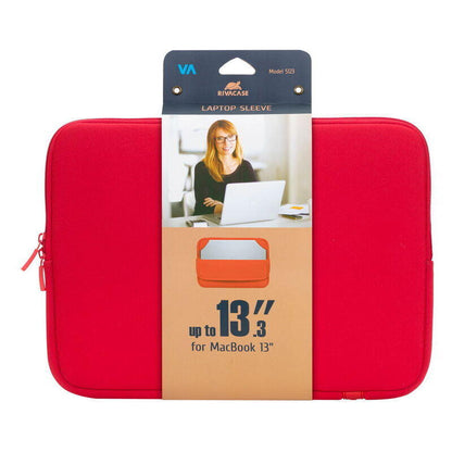 Rivacase 13.3" Anti-Shock Laptop Sleeve for Apple MacBook 13 - Red (5123)