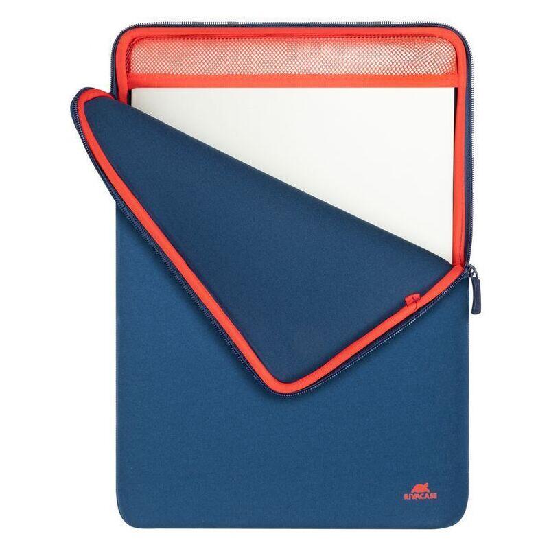 Rivacase 13.3" to 14" Anti-Shock Laptop Sleeve for Apple MacBook - Dark Blue (5223)