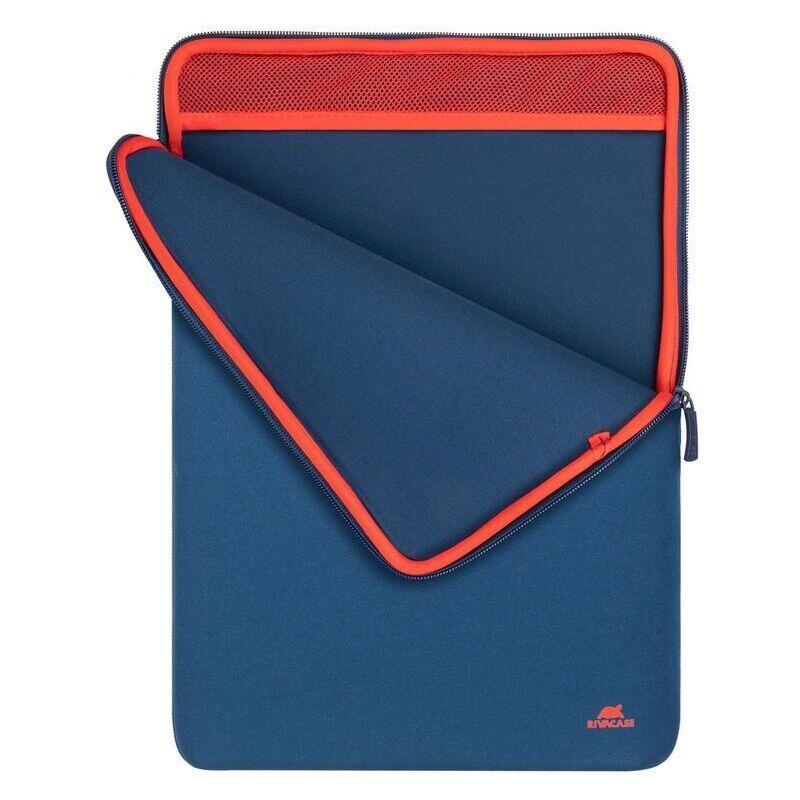Rivacase 13.3" to 14" Anti-Shock Laptop Sleeve for Apple MacBook - Dark Blue (5223)
