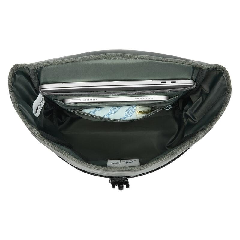 Rivacase 17L Eco Roll-Top Backpack - Black (7826)