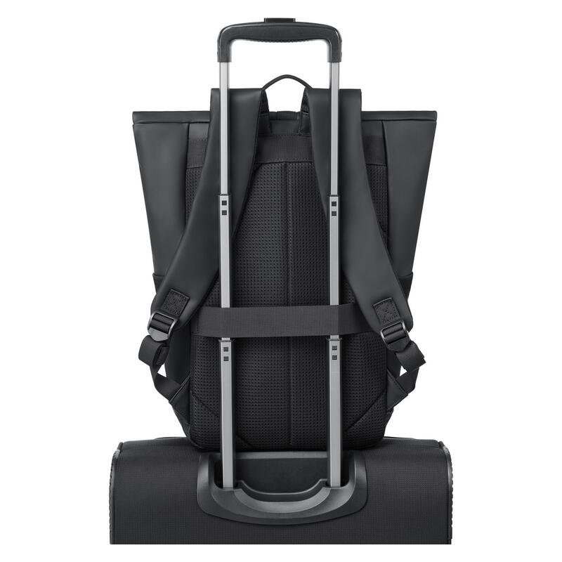 Rivacase 17L Eco Roll-Top Backpack - Black (7826)