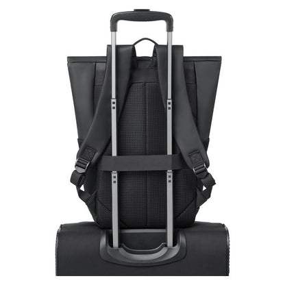Rivacase 17L Eco Roll-Top Backpack - Black (7826)
