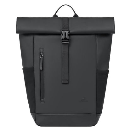 Rivacase 17L Eco Roll-Top Backpack - Black (7826)