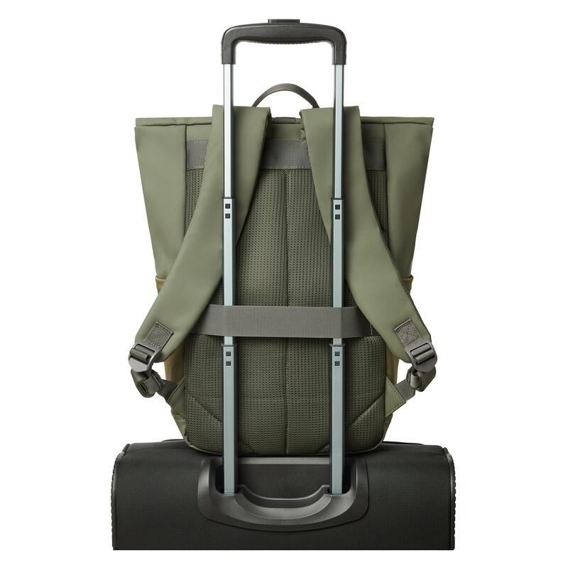 Rivacase 17L Eco Roll-Top Backpack - Olive (7826)