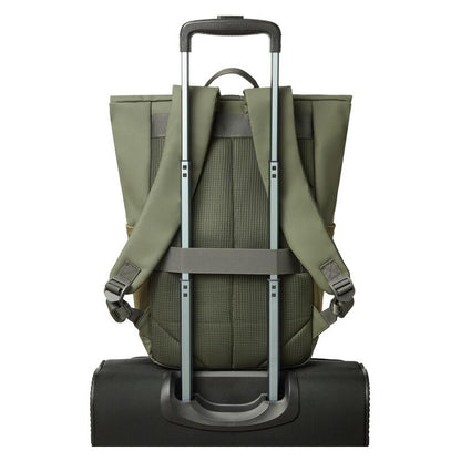 Rivacase 17L Eco Roll-Top Backpack - Olive (7826)