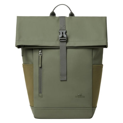 Rivacase 17L Eco Roll-Top Backpack - Olive (7826)