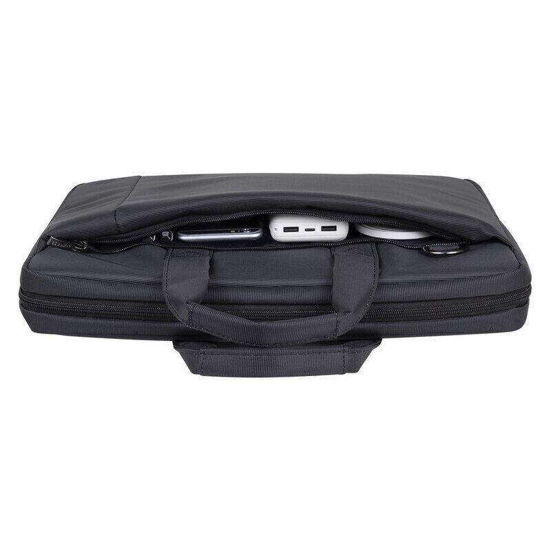 Rivacase 15.6" Laptop Bag with Shoulder Strap - Black (8231)
