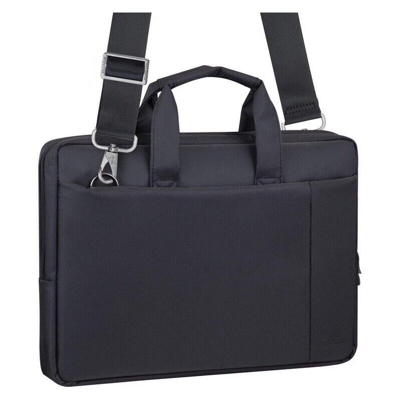 Rivacase 15.6" Laptop Bag with Shoulder Strap - Black (8231)