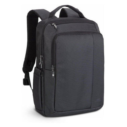 Rivacase 15.6" Central Water-Resistant Laptop Backpack - Black (8262)