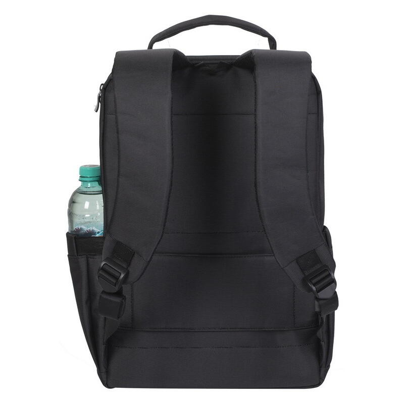 Rivacase 15.6" Central Water-Resistant Laptop Backpack - Black (8262)