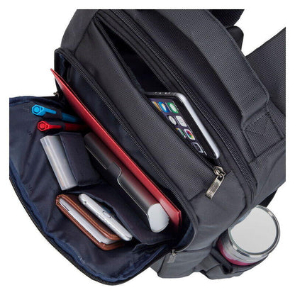 Rivacase 15.6" Central Water-Resistant Laptop Backpack - Black (8262)