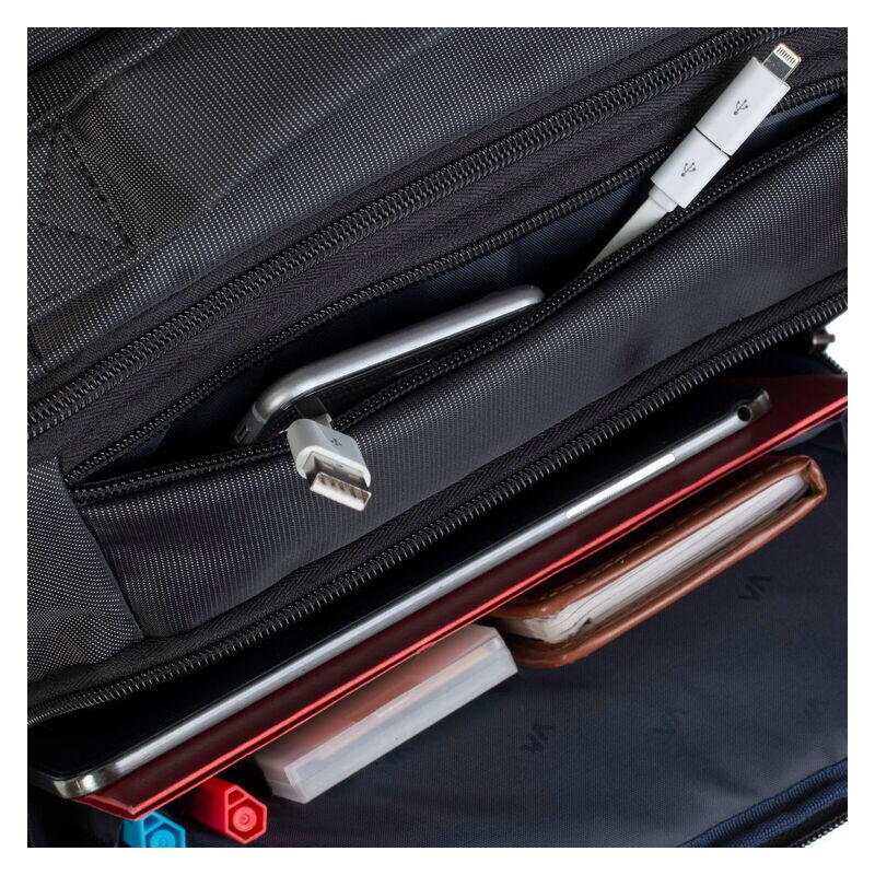 Rivacase 15.6" Central Water-Resistant Laptop Backpack - Black (8262)