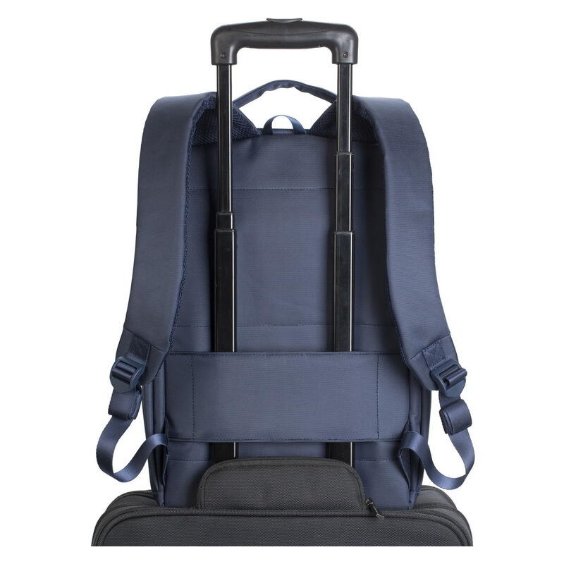 Rivacase 15.6" Central Water-Resistant Laptop Backpack - Blue (8262)