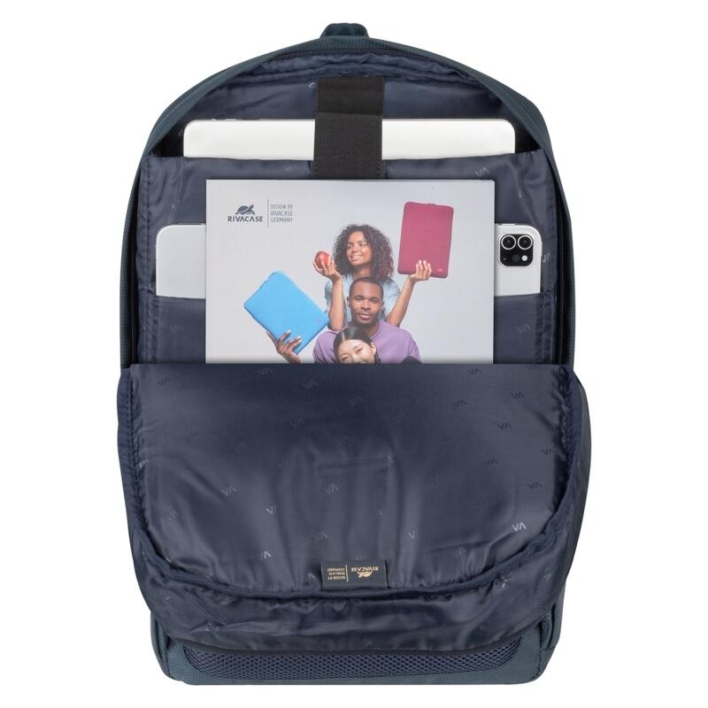 Rivacase 17.3" Eco Laptop Backpack - Dark Blue (8460)