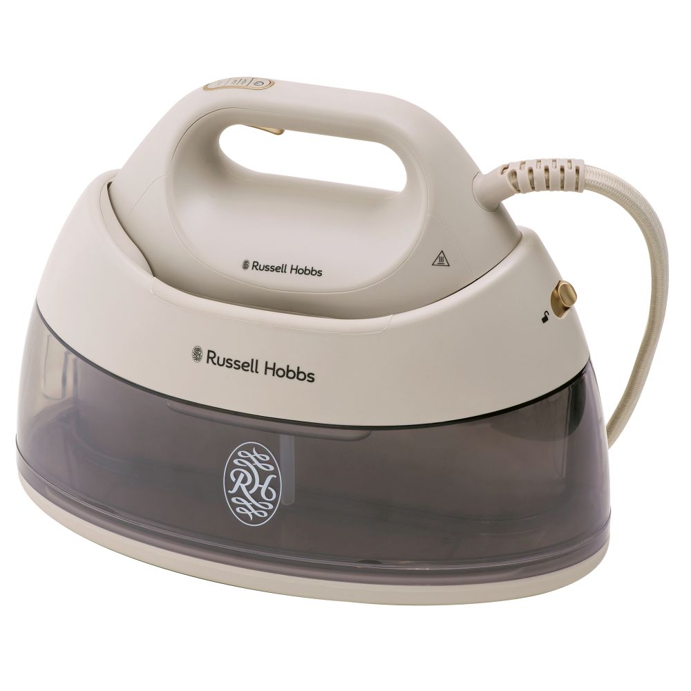 Russell Hobbs Fabric Luxe Iron & Steam Generator Station - Stone