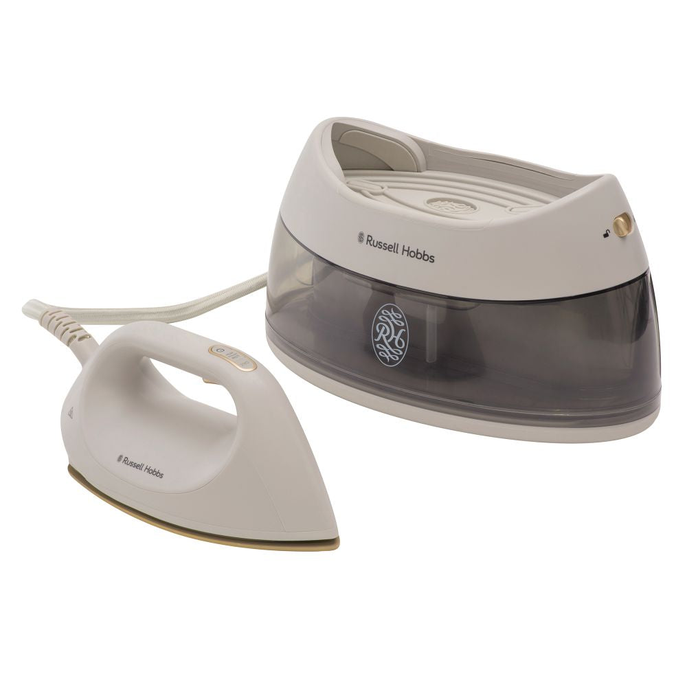 Russell Hobbs Fabric Luxe Iron & Steam Generator Station - Stone