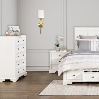Sala 4 Piece King Bedroom Suite with Tallboy - White