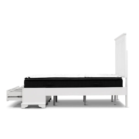 Sala 4 Piece King Bedroom Suite with Tallboy - White
