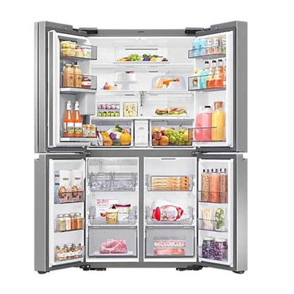 Samsung 648L Quad Door Fridge Freezer - Silver