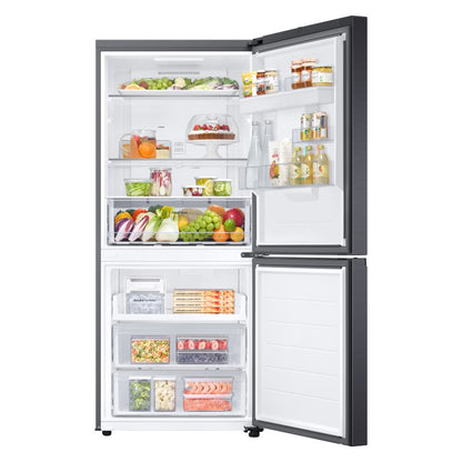 Samsung 458L Bottom Mount Fridge Freezer with Water Dispenser - Black