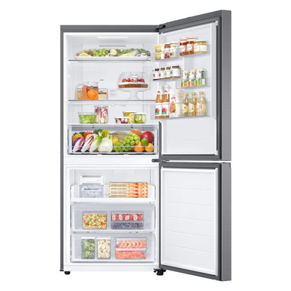 Samsung 458L Bottom Mount Fridge Freezer - Silver