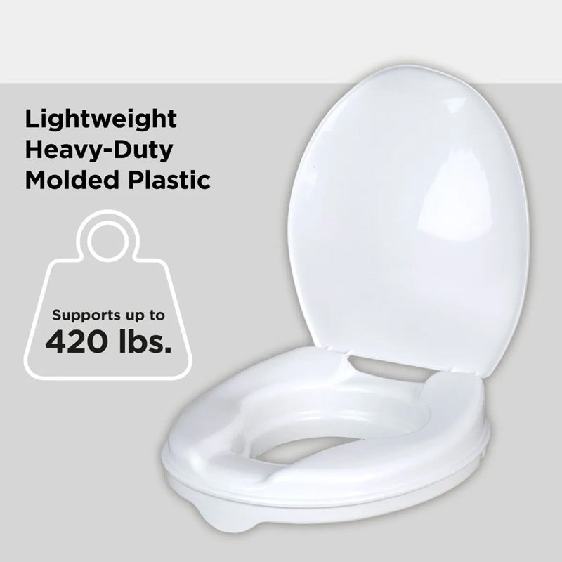 Homecraft Savannah 50mm Raised Toilet Seat with Lid