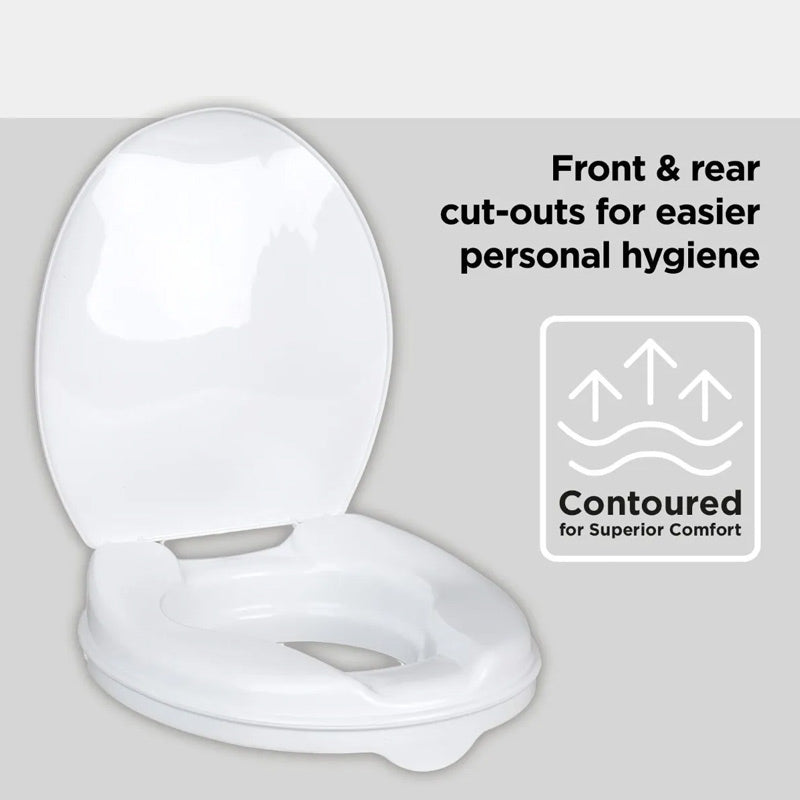 Homecraft Savannah 50mm Raised Toilet Seat with Lid